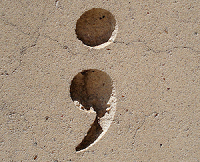 semicolon punctuation