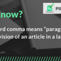 comma interesting fact
